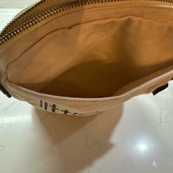 Bloomingdale's Cream “little canvas bag” Crossbody Bag - Picture 3 of 4